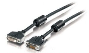 Equip Cable DVI-D  Macho a DVI-D Hembra - Admite 2048 x 1536 y Pantalla Ancha 1920 x 1200 - Longitud 1.8 m.
