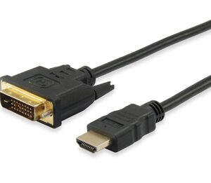 Equip Cable DVI-D 24+1 Macho a HDMI Macho - Soporta Resoluciones de Video hasta 4K/30Hz. - Longitud 3 m.