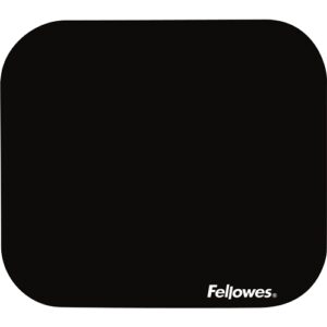 Fellowes Alfombrilla Premium - Base de Goma Antideslizante - Superficie de Poliester - 23.2x19.9cm - Color Negro