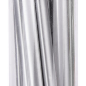 Apli Jumbo Metallic Lapices - 5mm de Grosor Triangular - 18 Unidades por Pack - Color Plata para Mejor Sujecion y Mayor Cobertura
