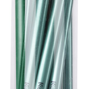 Apli Lapices Jumbo Metallic Verde Metalizado - 5mm Grueso Triangular - Pack de 18 - Mejora la Sujecion
