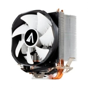 Abysm Gaming Snow II Ventilador CPU 100mm con Disipador 2 Heatpipes - Velocidad Max. 1800rpm - Color Blanco/Negro