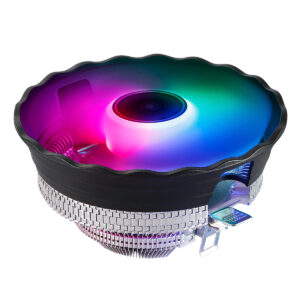 Unykach Jotun DF 120 RGB Disipador Compacto CPU 120mm Perfil Bajo - Iluminacion RGB - Velocidad Max. 1600rpm - Color Blanco/Negro