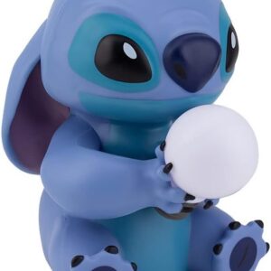 Paladone Disney Lampara 3D Disney Stitch - Fabricada en PVC - Alimentacion con Pilas - Tamaño 15cm de Altura aprox.