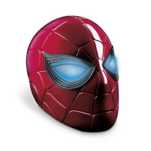 Hasbro Marvel Legends Series Replica Casco Electronico Spider-Man - Escala 1:1 - Tecnologia LED - Fabricada con PVC