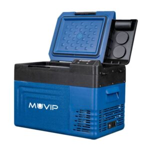 Muvip Nevera Compresor Portatil Blue 24 Litros - Asas de transporte - Compresor silencioso - Color Azul