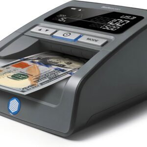 Safescan 185-S Verificador de Billetes - Verificacion Precisa de Billetes - Deteccion de Falsificaciones - Verificacion Multidireccional - Conteo de Billetes Automatico